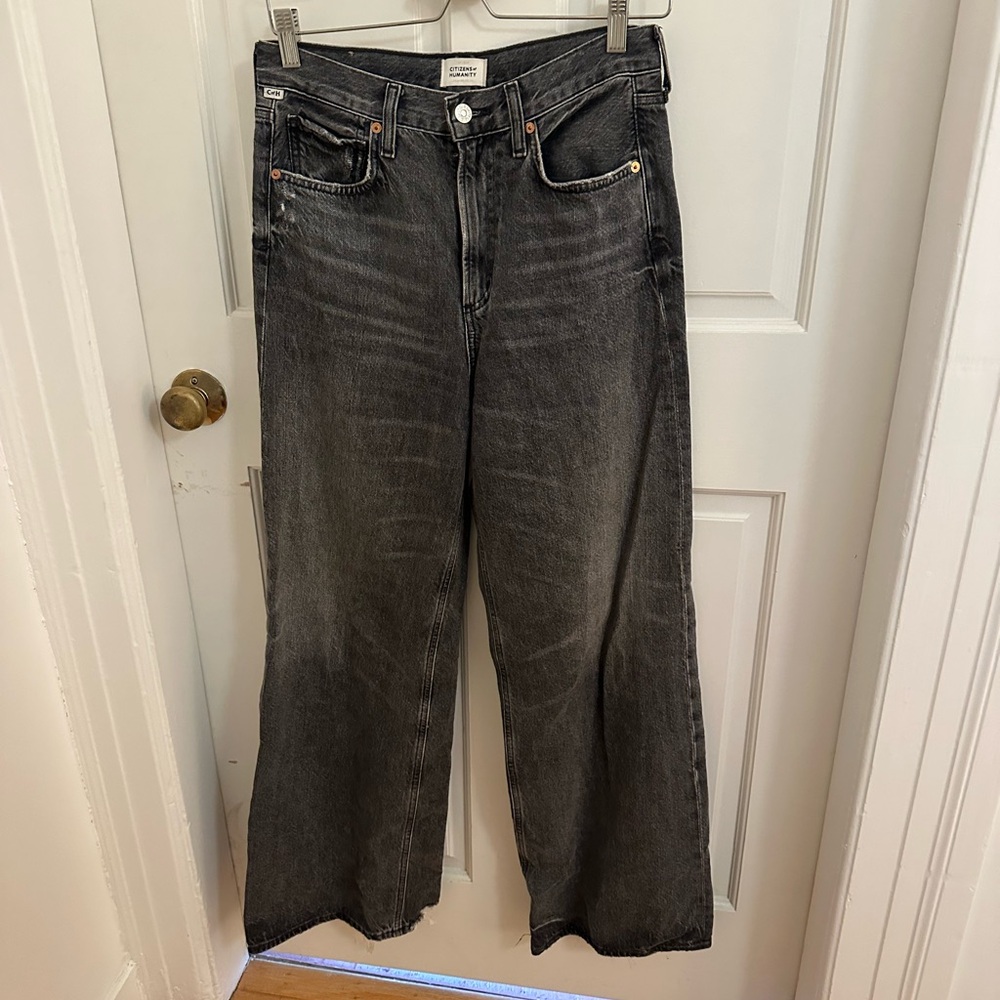 Citizens Of Humanity Wide Leg Gray Jean